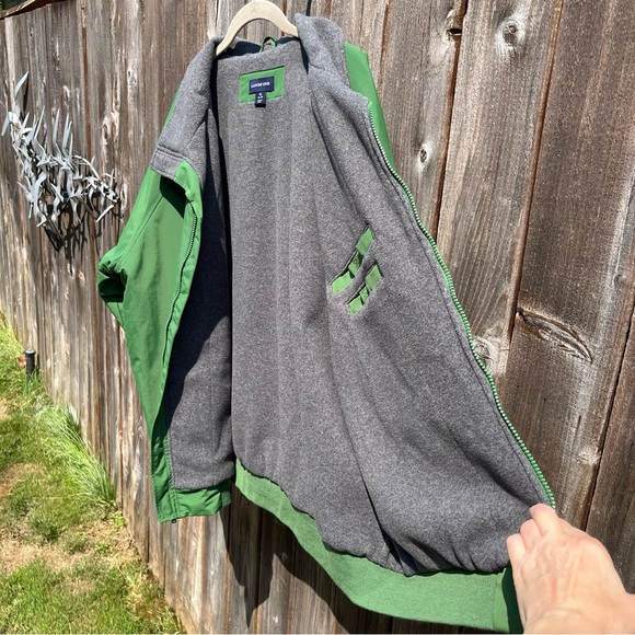 Land’s End windproof green coat size XL - Picture 8 of 16